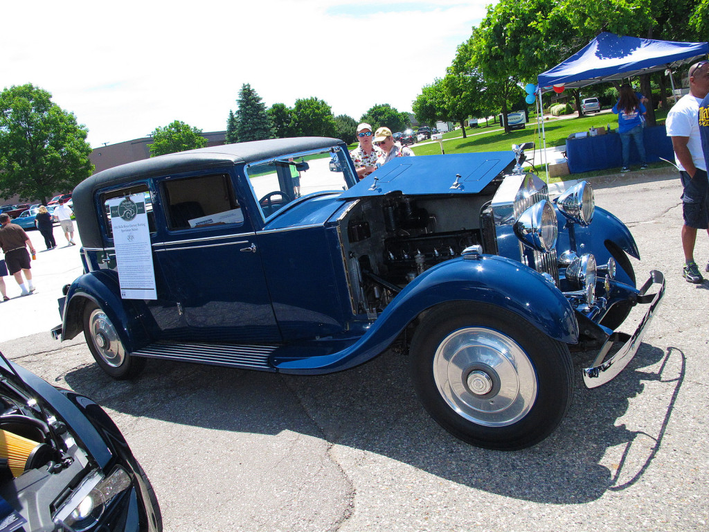 Probably the most unique and rare car at the show was this 1932 Rolls Royce owned by Max Carthew. Max restored all the car’s mechanicals after it was brought over from London. 