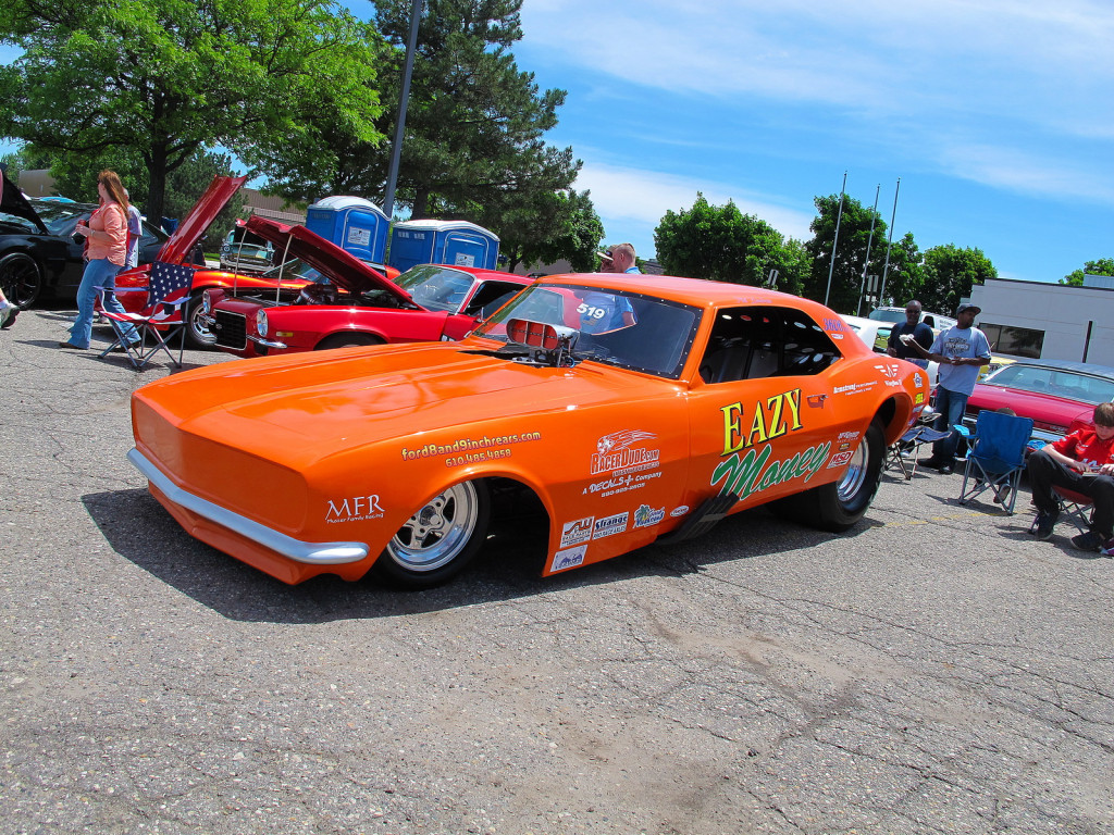 Eazy Money nostalgia top fuel funny car owned by Phil Landram.