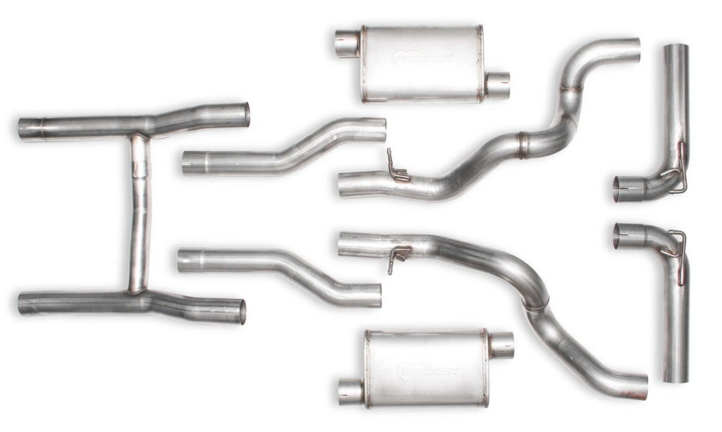 C10 LS exhaust system